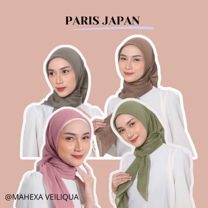 PARIS JAPAN ORI// HIJAB PARIS JAPAN