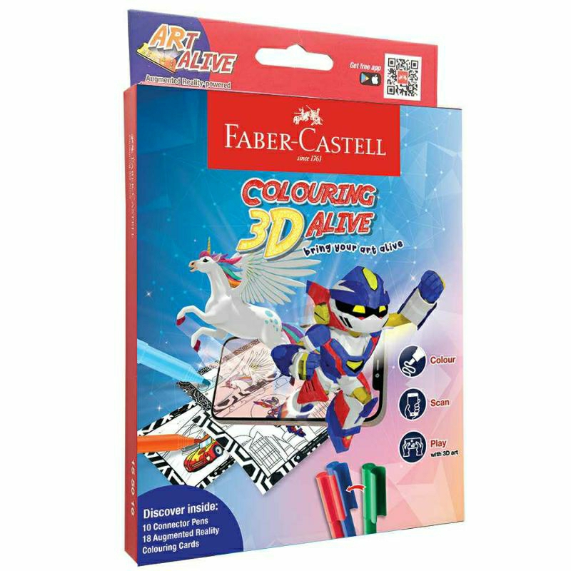 

Faber Castell Colouring 3D Alive