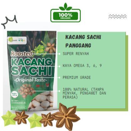 

SACHA INCHI PANGGANG / ROASTED 125 GR SACHA INCHI MATANG