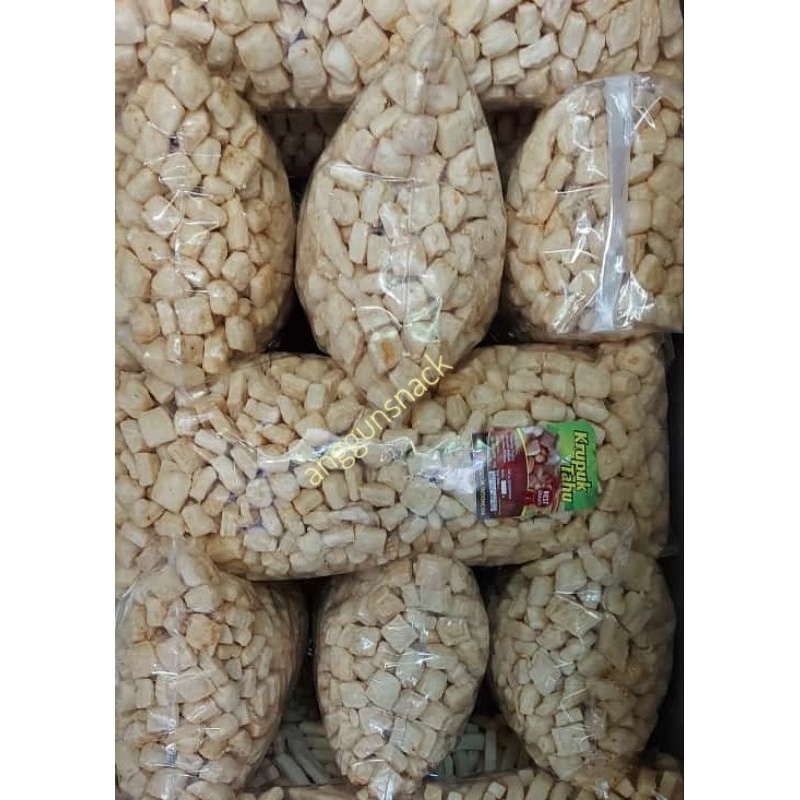 

krupuk tahu kotak / krupuk tahu /krupuk tahu renyah/krupuk tahu dadu