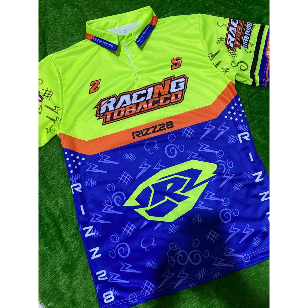 JERSEY RACING CUSTOM FULL PRINTING baju balap start bisa ubah nama nomor dan sponsor kamu bisa cod