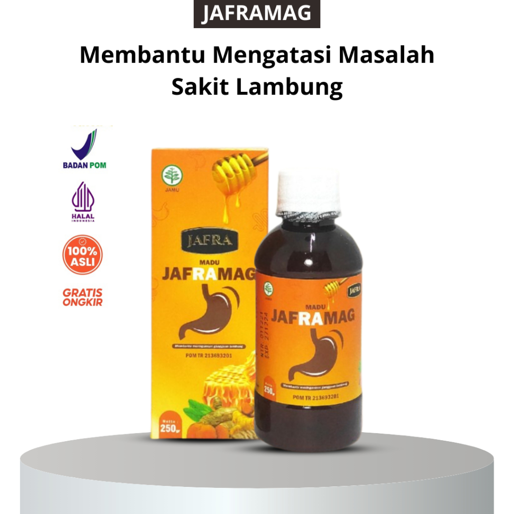 

Jaframag Madu Aslam Obat Herbal Mengatasi Masalah Asam Lambung Mual Perut Kembung 250 gr
