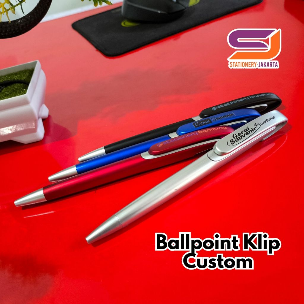 

Ballpoint Clip Custom UV Bolpen Klip Murah Souvenir Pernikahan Acara Dll