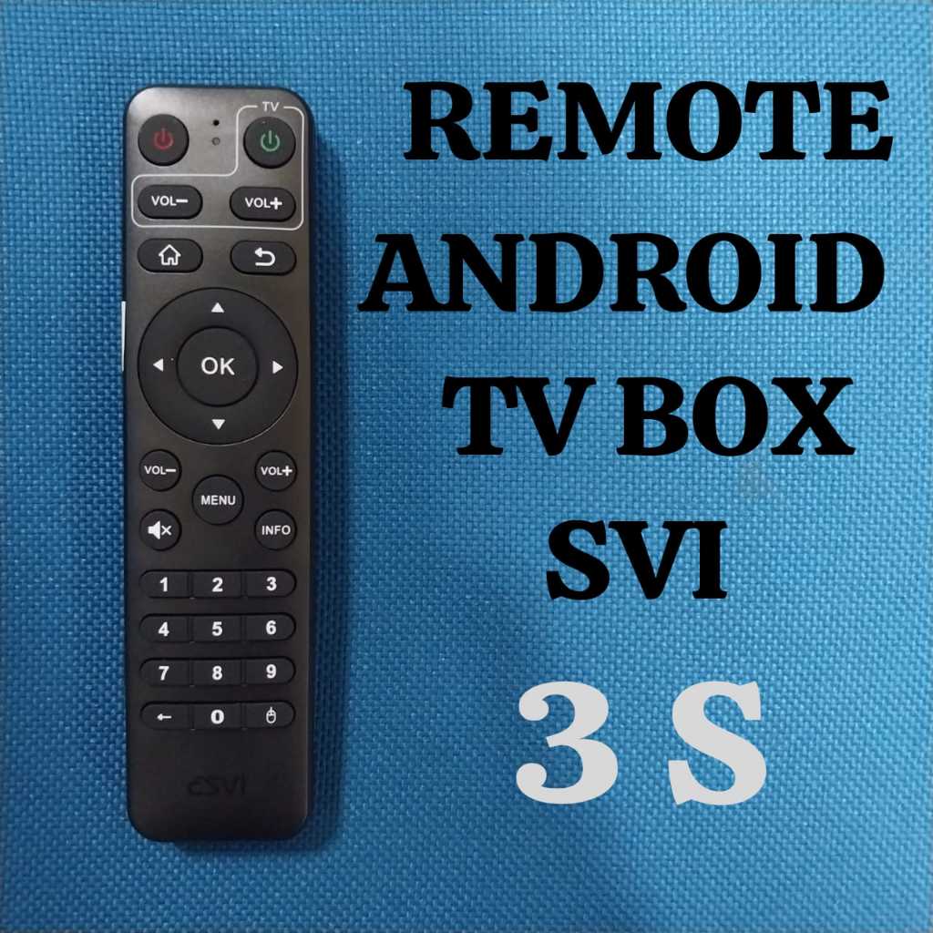 Remote Svicloud 3s android tv box