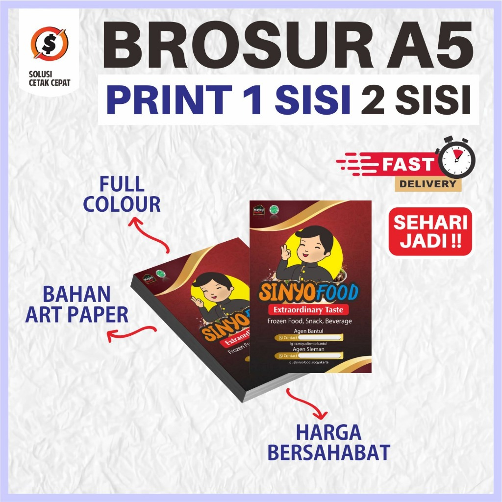 

Cetak Brosur Murah ( A5 ) - Bisa Cetak Eceran