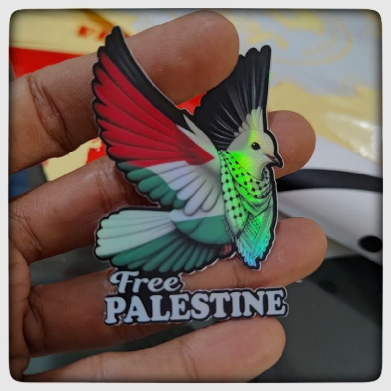 

sticker burung merpati palestine
