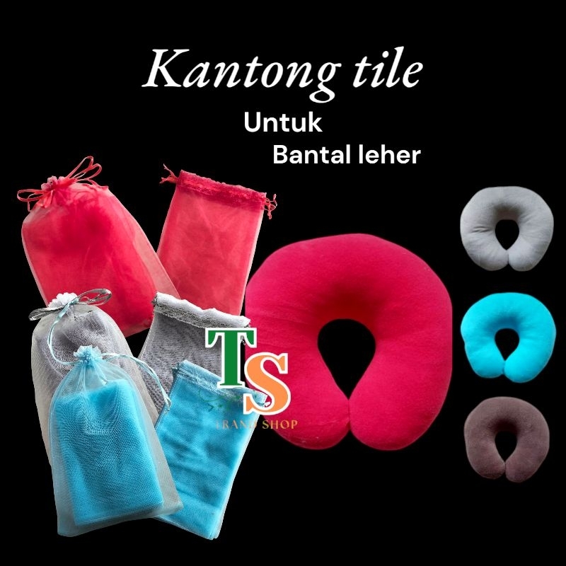 Kantong Tile Serut Souvenir Size 30 x 40 Cm Kantong Kemasan Souvenir Bantal Leher