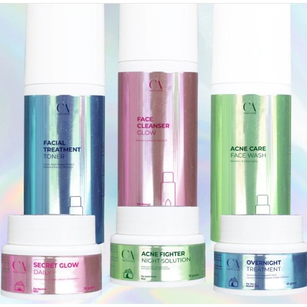 CA SKIN GLOW ECER / DAY CA SKIN GLOW / NIGHT CA SKIN GLOW / FACIAL WASH CA SKIN GLOW / TONER CA SKIN