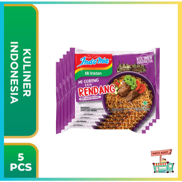 

5 Pcs - Indomie Goreng Rendang
