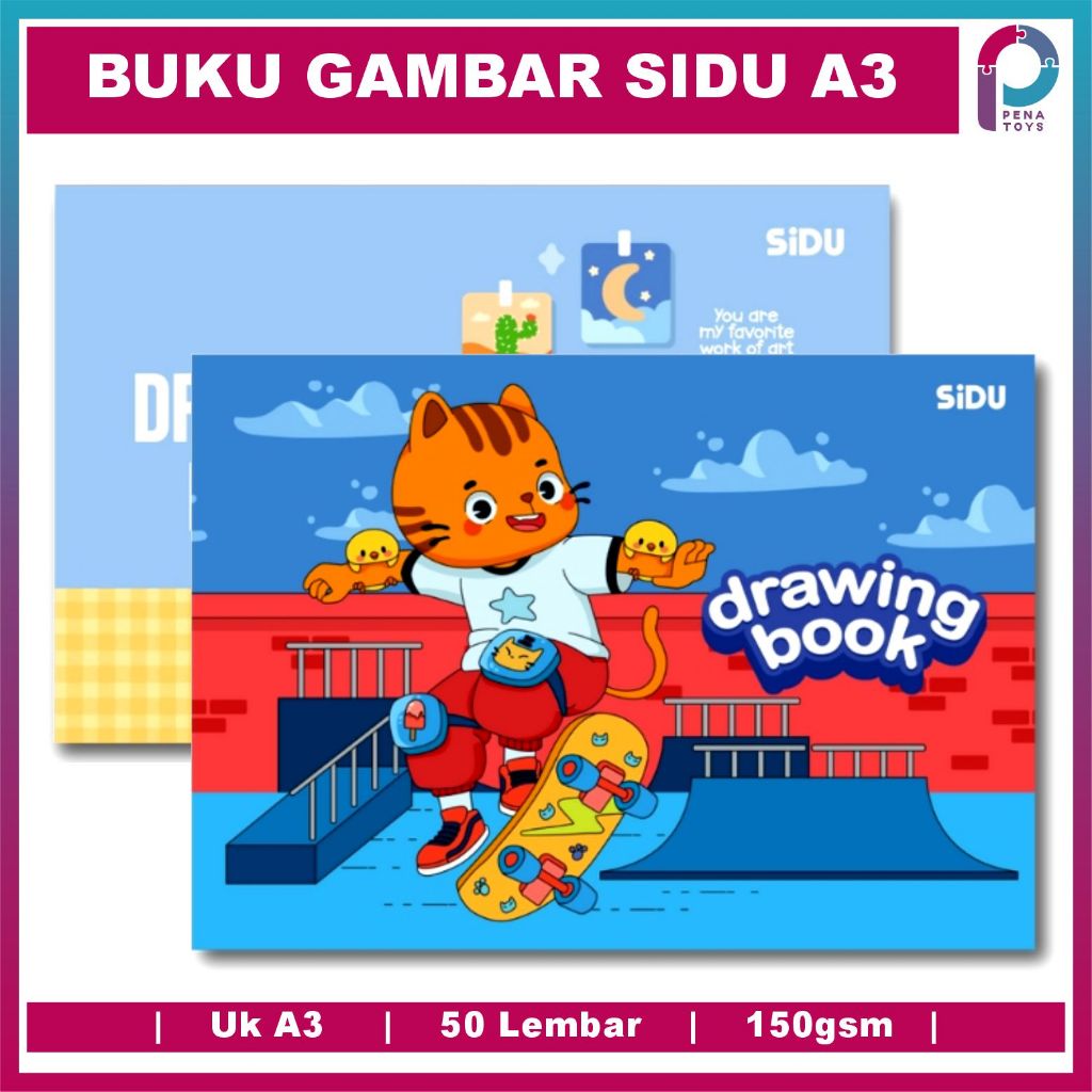 

Buku Gambar SIDU A3 Buku Gambar Jumbo A3 Sinar Dunia Eceran