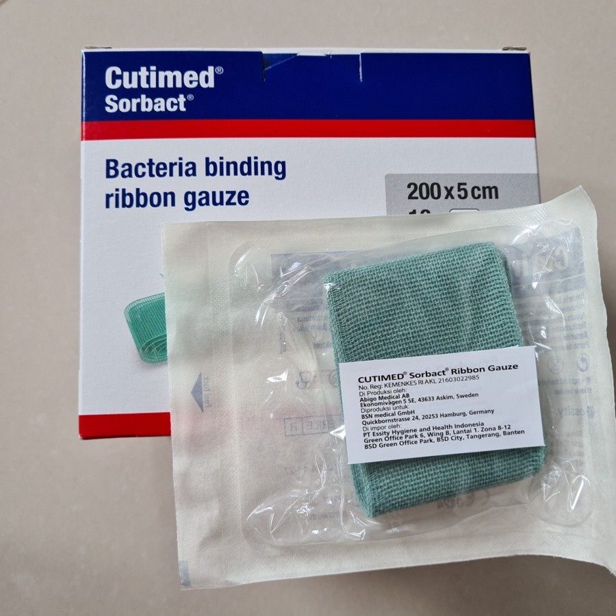 Cutimed Sorbact Ribbon Gauze 5x200cm / Cutimed Sorbact Ribbon