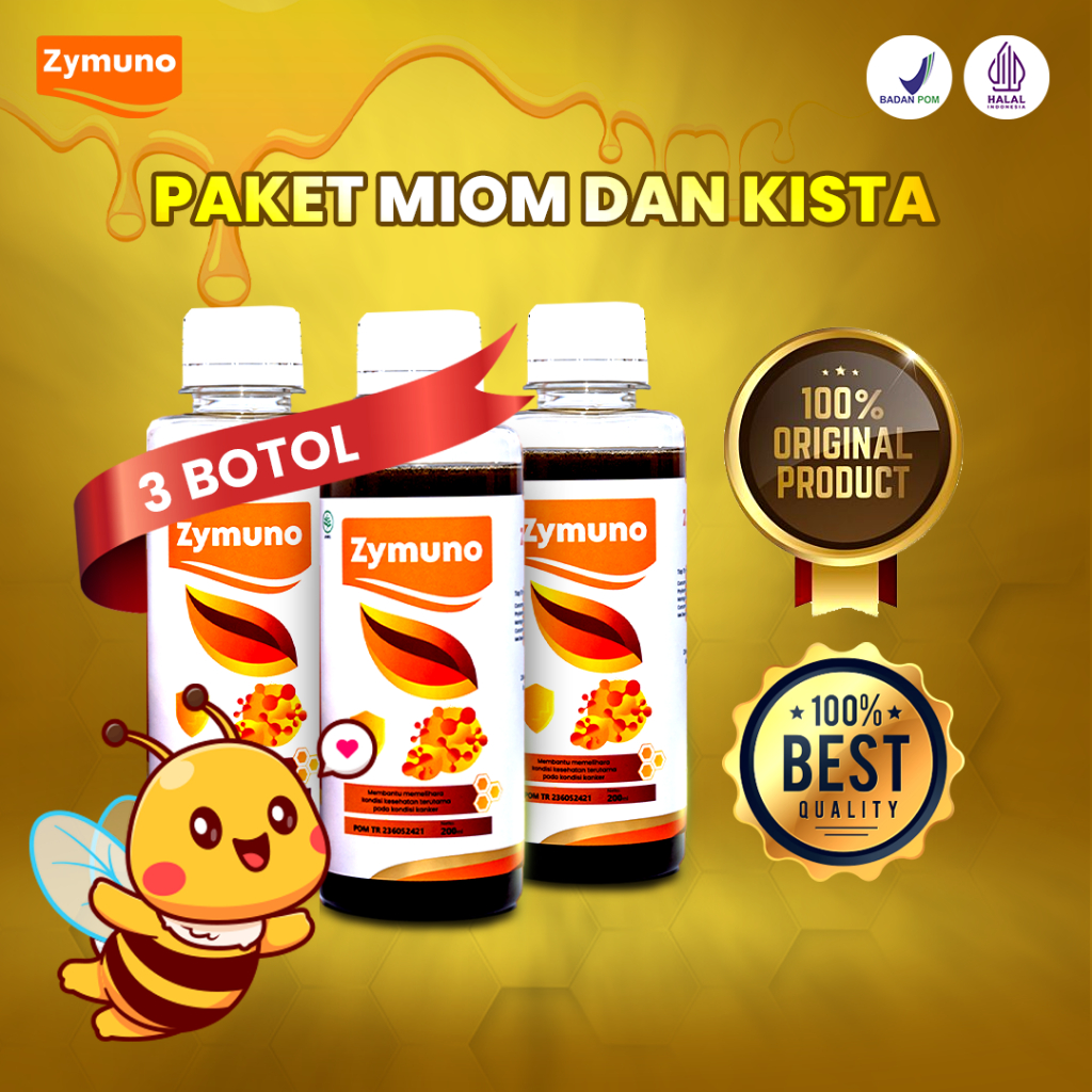 

Madu Asli Alami ZYMUNO Herbal Honey Imunoterapi Paket Miom dan Kista 3 Botol ASLI