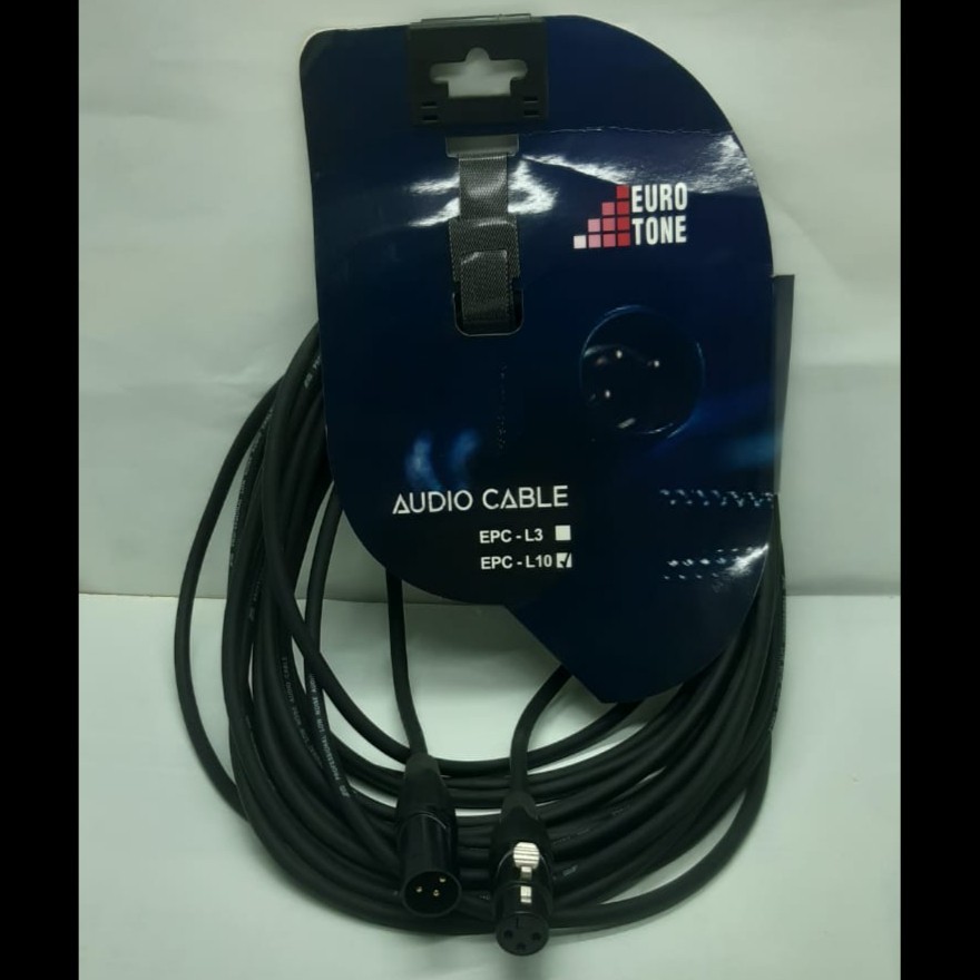 KABEL MIC CANON to CANON EURO TONE (10 Meter)