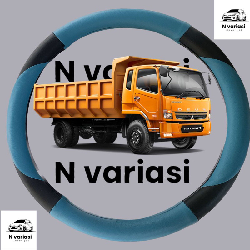 Sarung Stir Cover Stir Truk Tronton Trailer FUSO FIGHTER X Euro 4 240ps variasi sabit