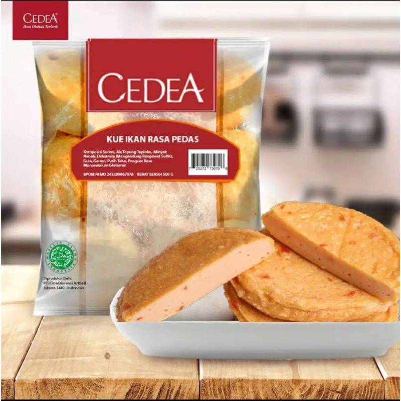 

CEDEA KUE IKAN PEDAS 500 Gr