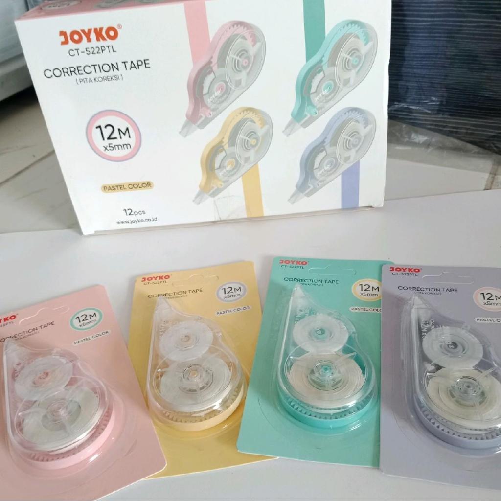

Tip-Ex Pita JOYKO CT-522PTL Pastel Correction Tape 12M - CT-522PTL /PCS