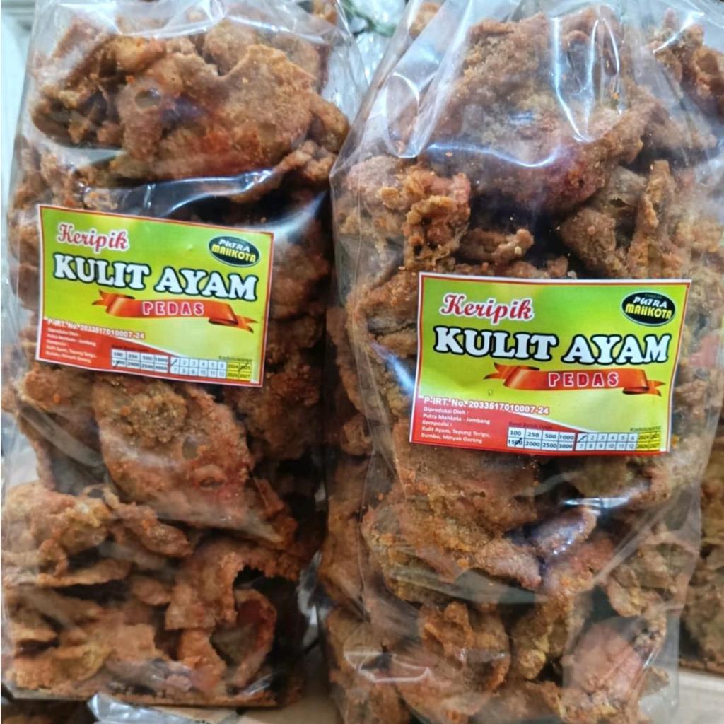 

Keripik Kulit Ayam Pedas 500gr Kulit Ayam Pedas Daun Jeruk Gurih Renyah Lezat Fresh Keripik Kulit Ayam Viral Enak Lezat