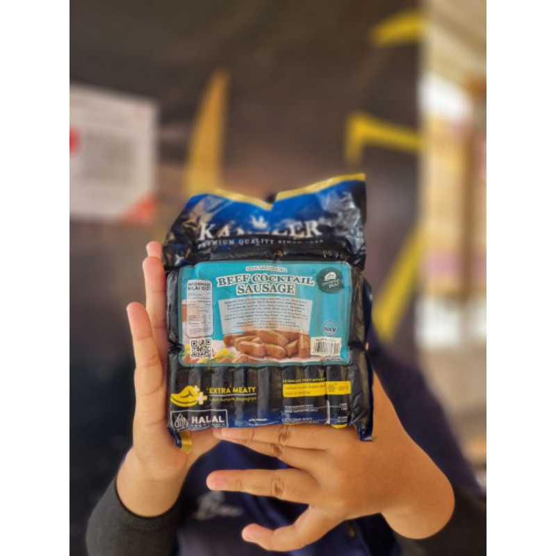 

Kanzler Sosis Beef Cocktail 500gr Isi 26pcs