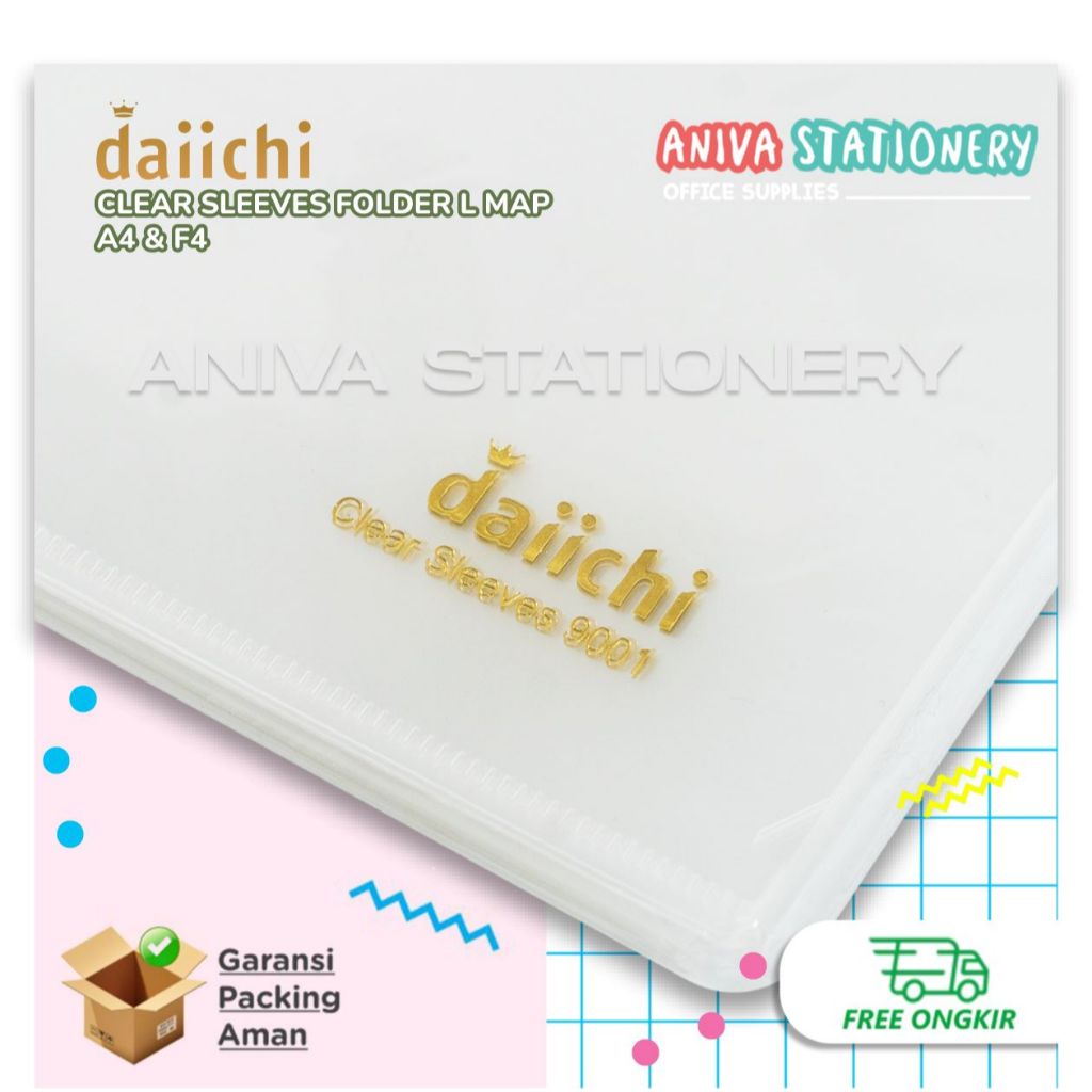 

DAIICHI MAP L BENING CLEAR SLEEVES HOLDER 1 PACK (12 PCS)
