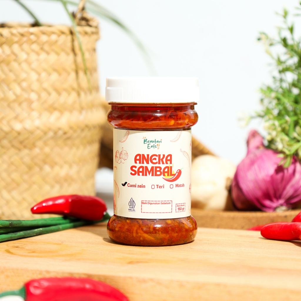 

Sambal Cumi Asin Nampol 150gr- Beautari Eats