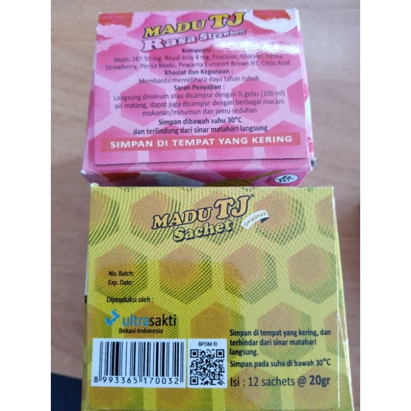 

Madu TJ Sachet isi 12 bks madu tresno joyo