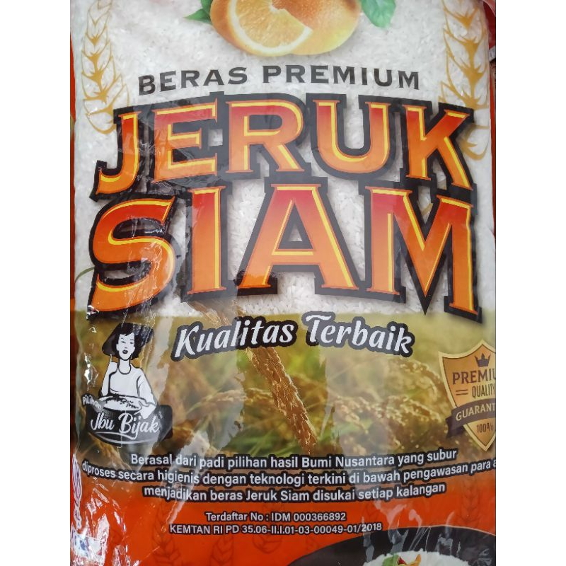 

Beras Jeruk Siam Kemasan 5Kg