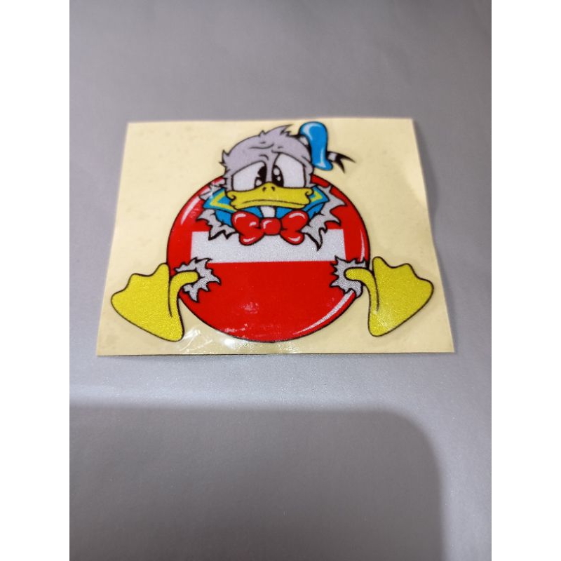 

stiker gambar bebek donald pita