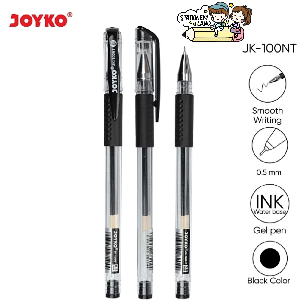 

( StaLand / DAPAT 1 BUAH ) BOLPEN JOYKO JK-100NT / Pulpen Bolpoin Gel Joyko 0.5mm JK-100NT / JK-100 NT