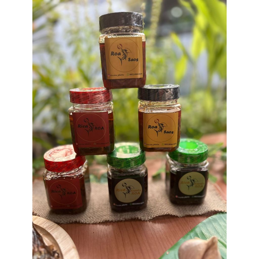 

Sambal RICA ROA - RICA KEPALA ROA - SAOS ROA PREMIUM KHAS MANADO