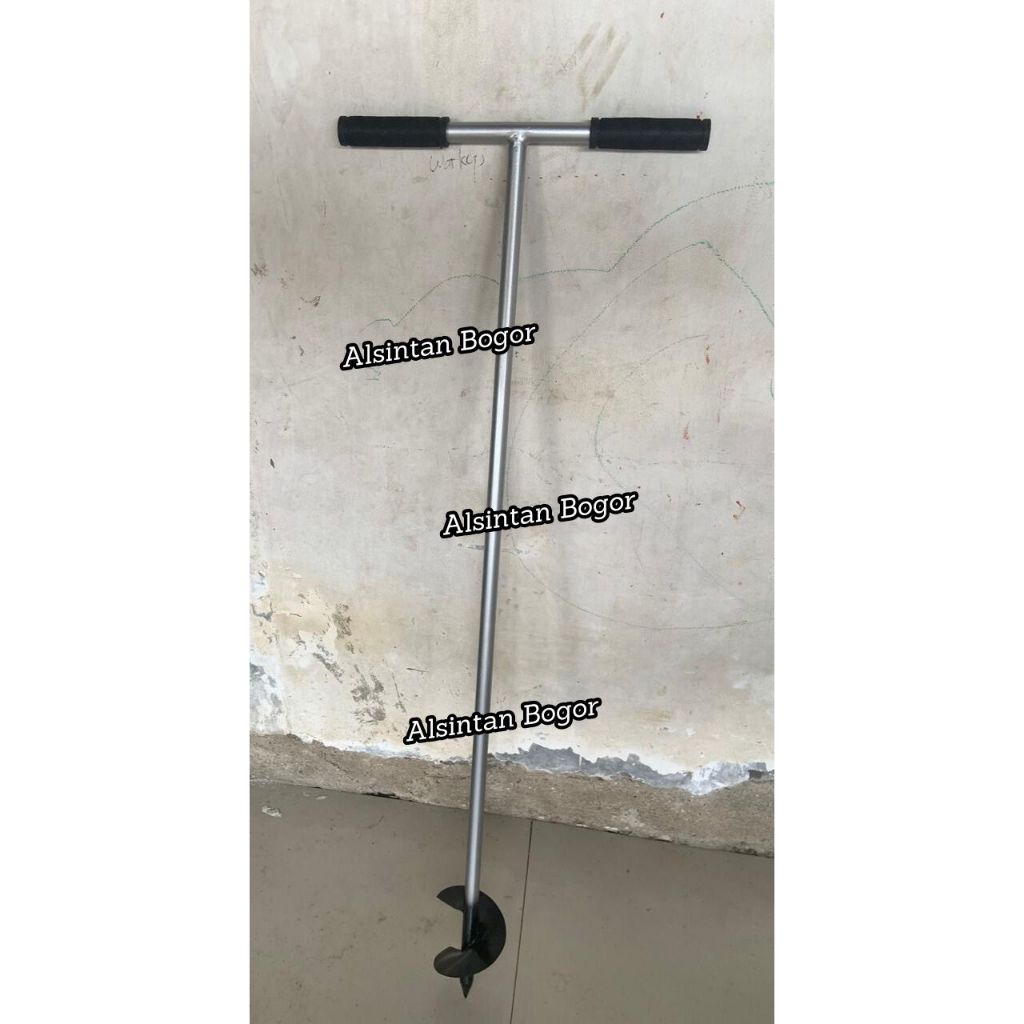 Alat Bor Tanah Biopori Spiral - Bor Lubang Resapan Air Biopori Manual
