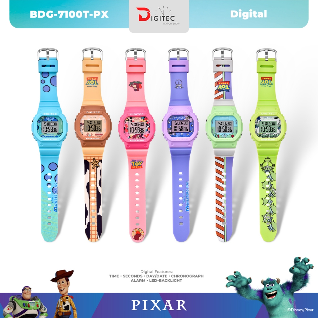 Jam Tangan DIGITEC X PIXAR DG-7100/DG 7100/DG7100 Pixar Digitec Original 100%