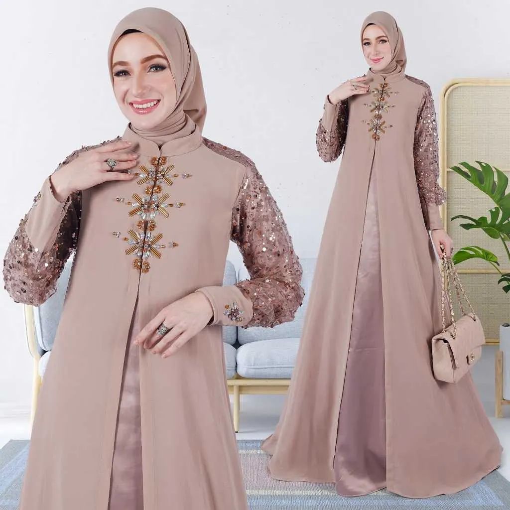 Games Aesthetic Pakaian Import Gsmia Mewah Remaja Kekinian Gamis Abaya Lebaran 2027 Cantik Busana Ga