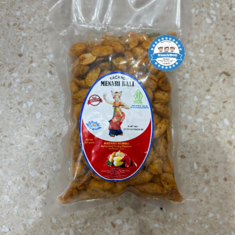 

Kacang Bali bumbu daun jeruk kacang Bali super jumbo rasa pedes manis daun jeruk kacang tari bali