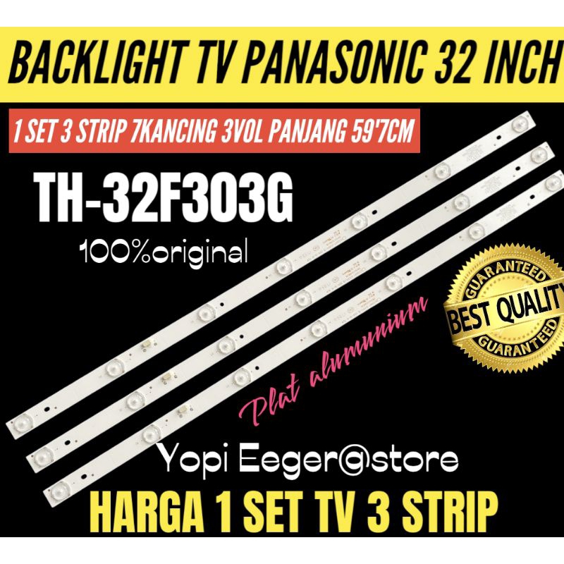 BACKLIGHT TV LCD LED PANASONIC 32 INCH TH-32F303G BACKLIGHT TV PANASONIC 32 INCH