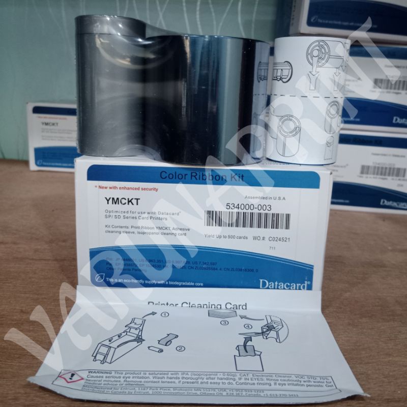Ribbon YMCKT 534000-003 / Ribbon YMCKT / Datacard / 534000-004 / Ribbon Datacard / Ribbon YMCKT