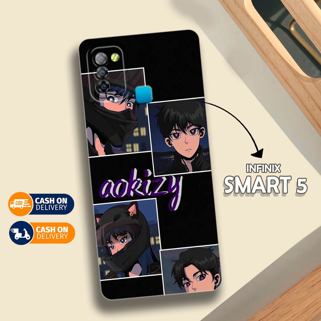 Case INFINIX SMART 5 - Justyce.id - Softcase Silikon cocok untuk Infinix Smart 5 - Cassing Motif Ani