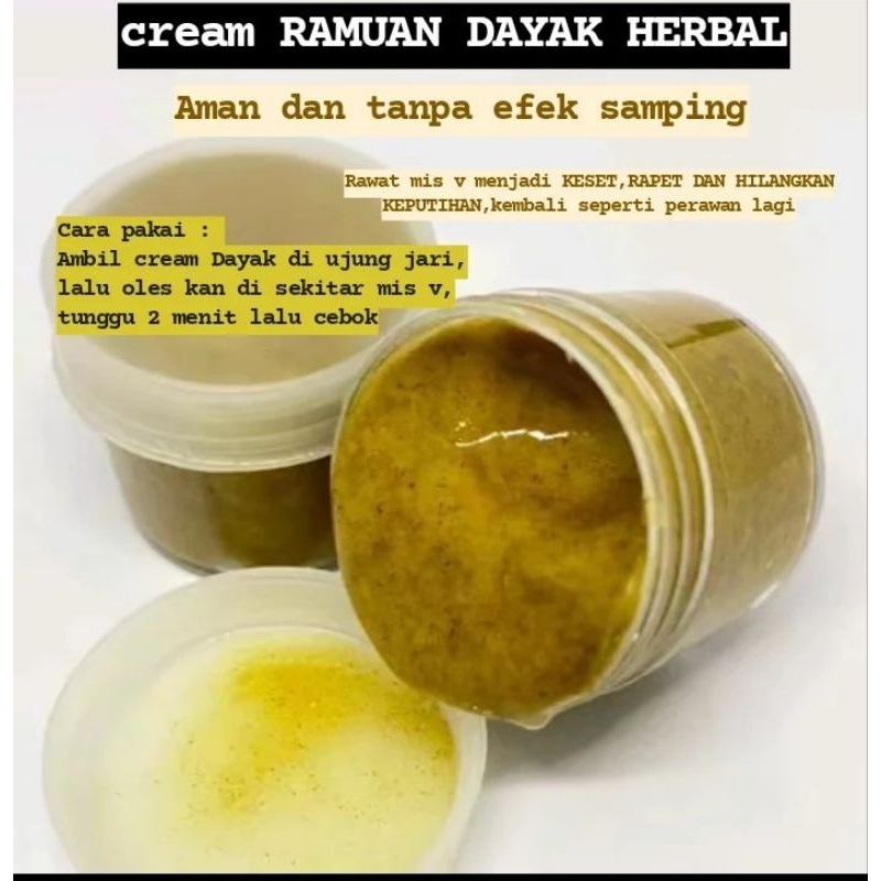 ramuan Herbal Cream dayak perawatan mis v