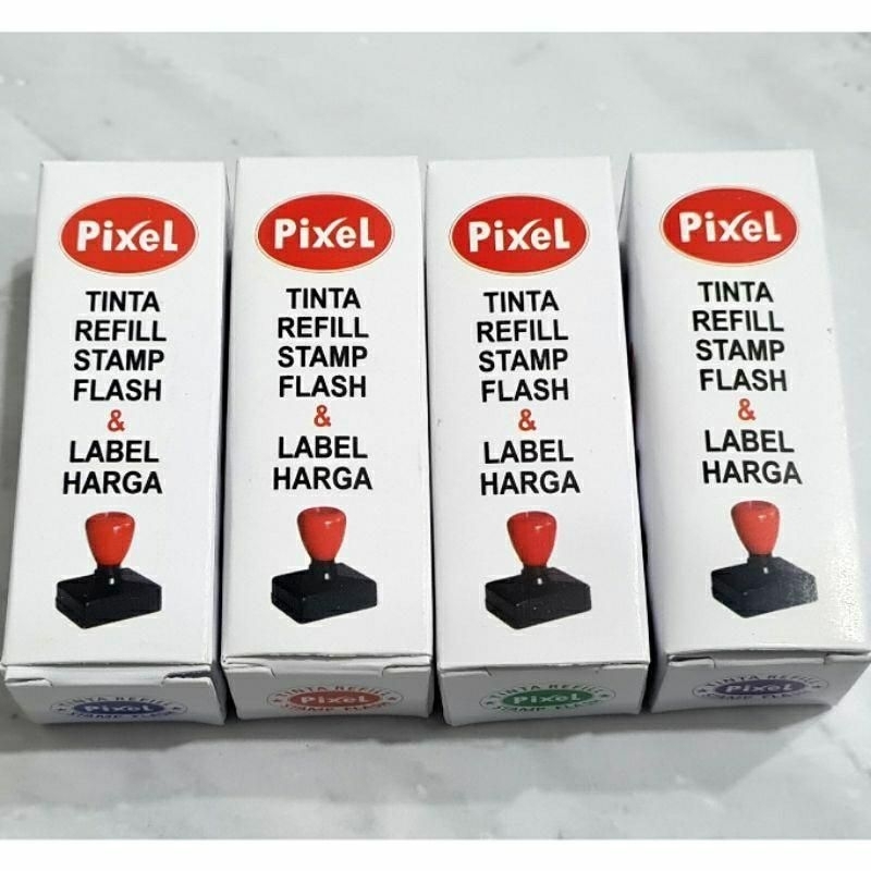 

[PIXEL] Tinta Stampel Otomatis ink isi Ulang| Refill ink | Tinta Flash Stamp Warna Anti Luntur| Tinta Merah Biru Ungu Hitam Hijau