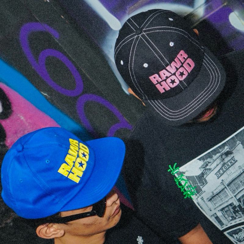 Topi 6 Panel Snap Back - SAINTHOOD X RAWRPOWER - rawrhood