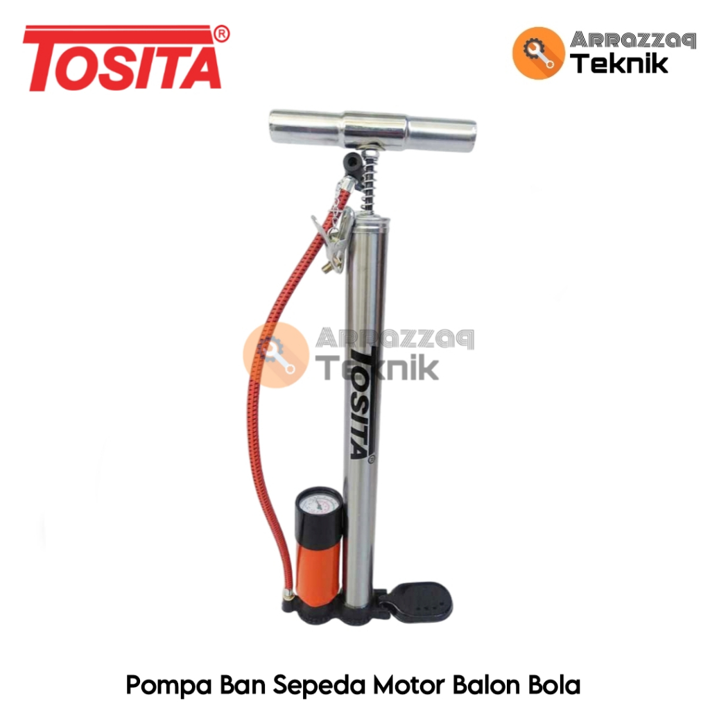 Pompa Ban Sepeda Motor Balon Bola - Pompa Angin Multifungsi Panjang