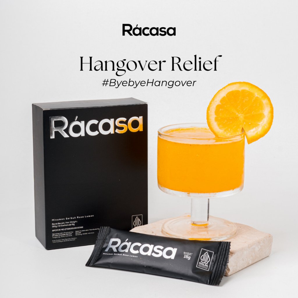 

Racasa Hangover Relief 1 Sachet of Lemon Flavored Alcohol Detox Drink