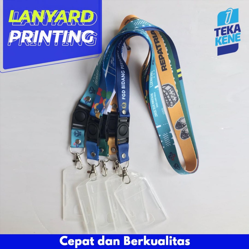 

Paket Lanyard 2 Sisi dengan Holder dan ID Card