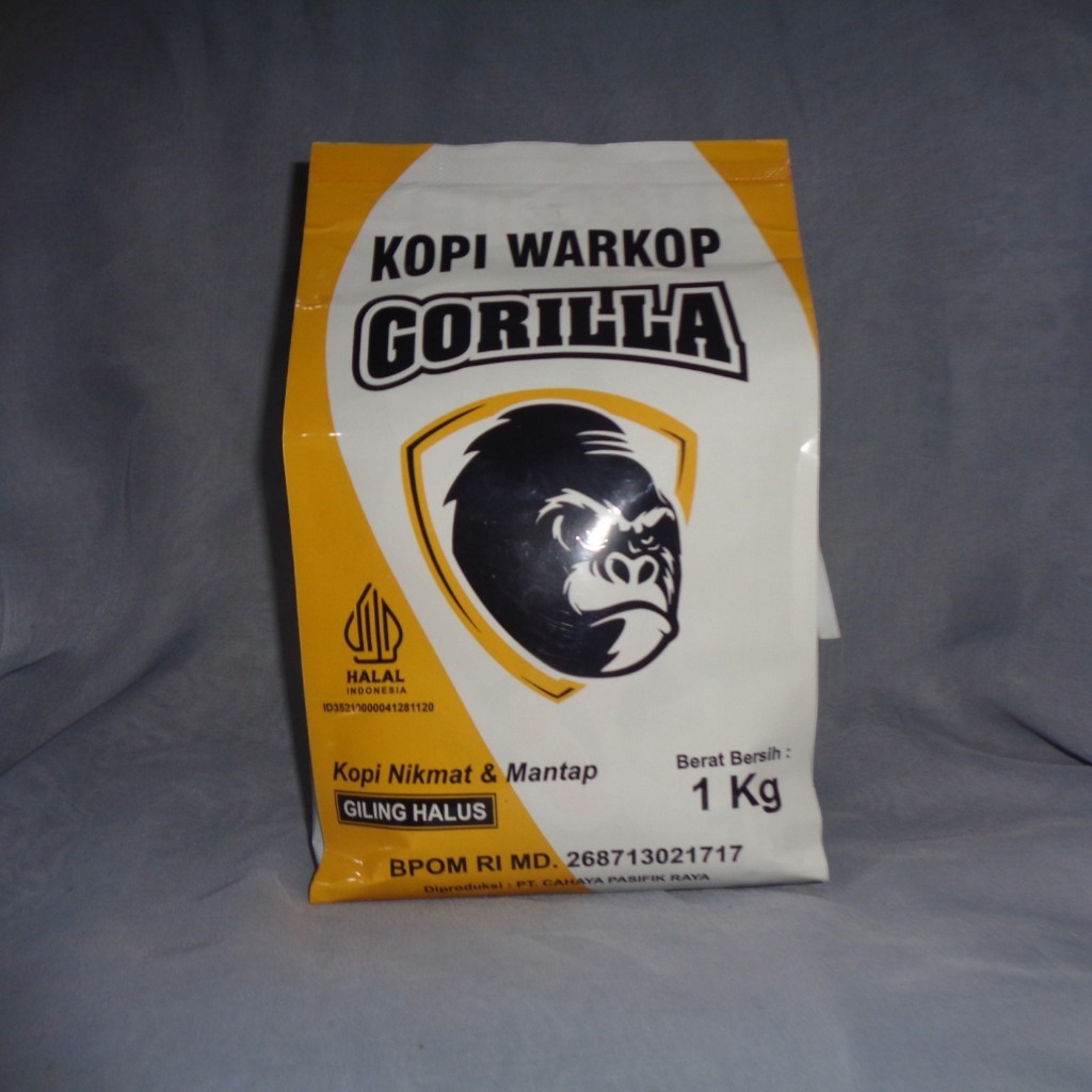 

Kopi Bubuk Tubruk 1 Kg 500 360 160 Gram Gorilla Giras Java Robusta Kemasan Kecil Pouch Murah Murni Gilingan Halus Warkop