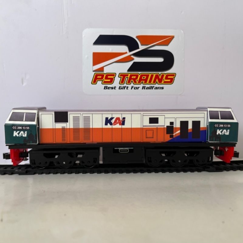MODE CHARGER ] DOUBLE DINAMO MAINAN LOKOMOTIF KERETA API INDONESIA CC206 IDHUL FITRI 1445 H NEW GEN