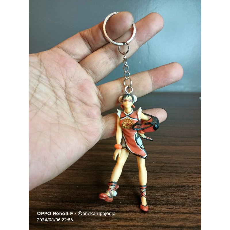 gantungan kunci action figure tekken Ling Xiaoyu