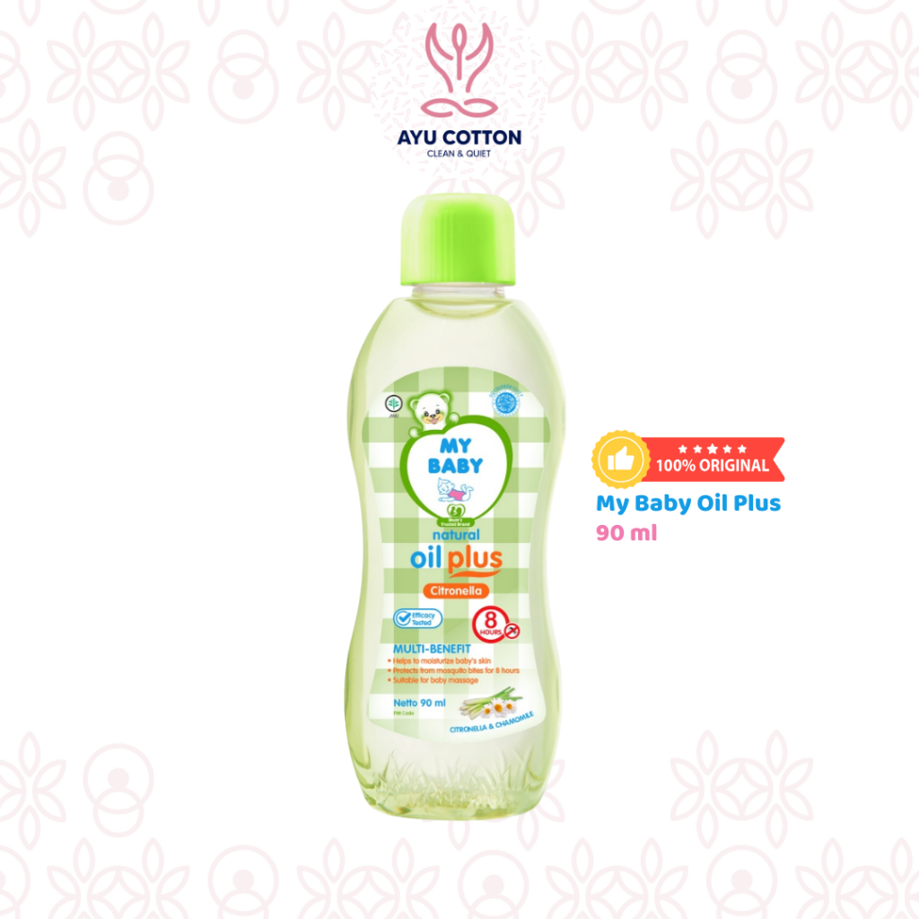 My Baby Oil Plus 90ml / MY BABY Oil Plus Citronella 90ml / Baby Oil