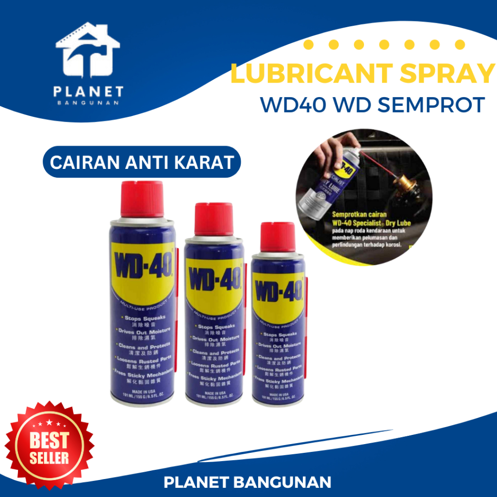 WD40 /WD 40 / WD-40 / WD40 PELUMAS ANTI KARAT 333 ml