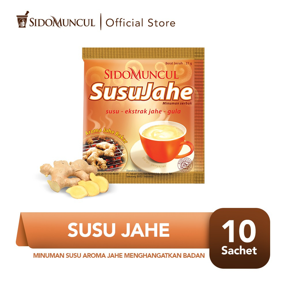 

Sidomuncul SUSU Jahe 10's - Menghangatkan Badan