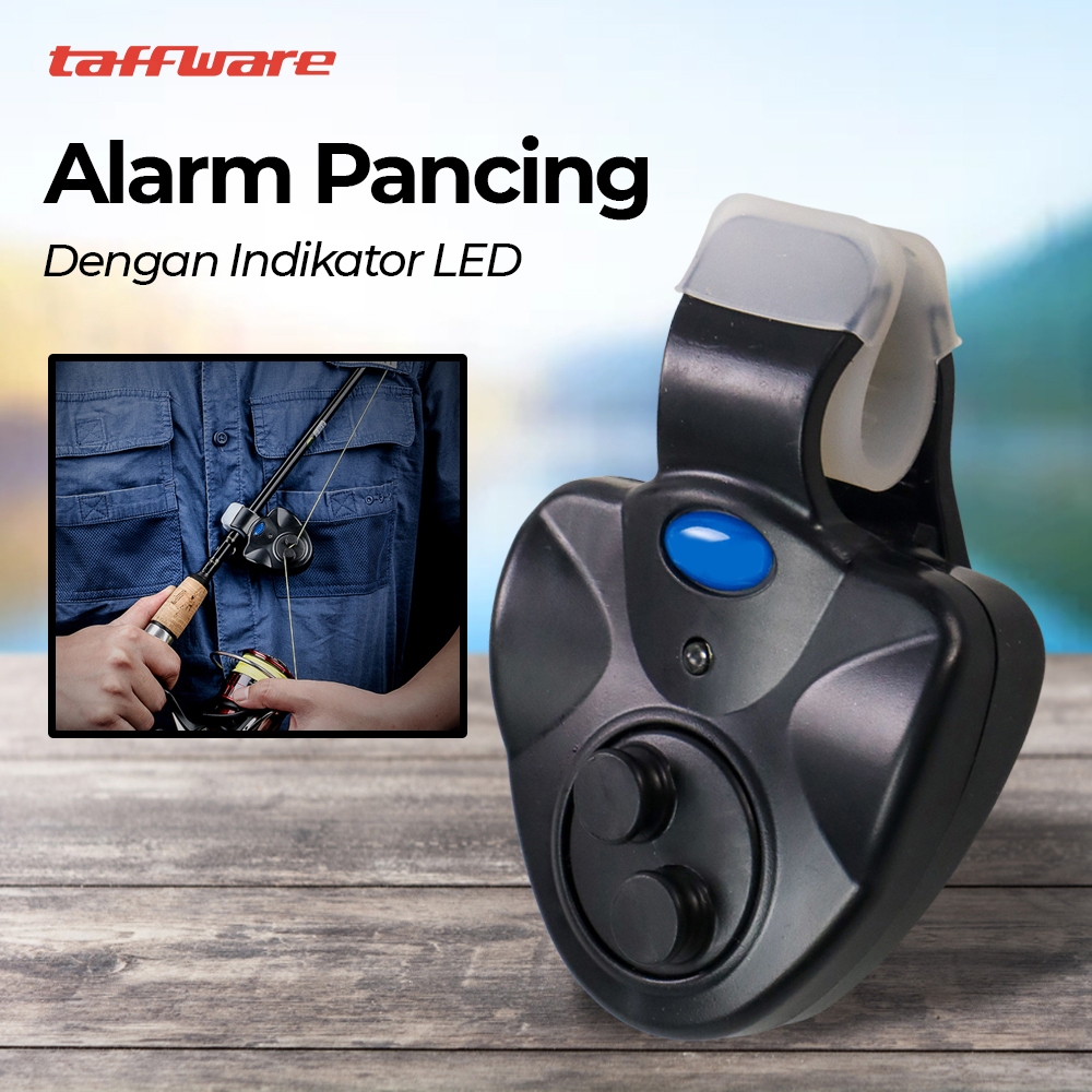 Alarm Pancing dengan Indikator LED TaffSport Alarm Kail Dapat Ikan