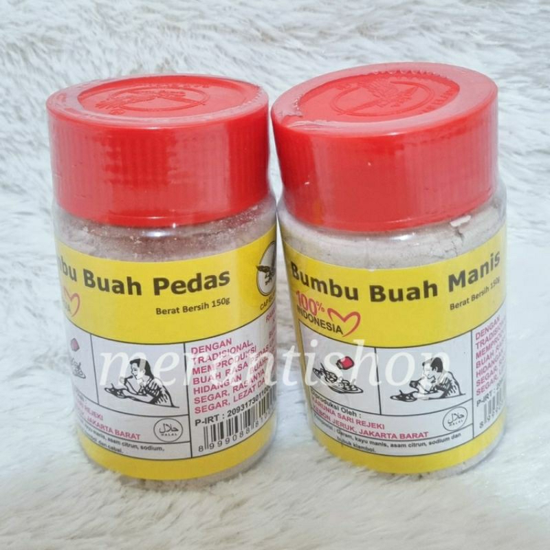 

Bumbu Buah Manis dan Pedas 150gram / Mei Fen / Fruit Spices